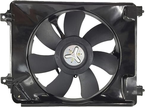 PartsFlow A/C Condenser Cooling Fan Assembly for 2006-2011 Honda Civic 621-011 in Saudi Arabia