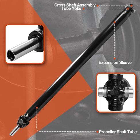 25787947 Rear Complete Drive Shaft Prop Shaft Driveshaft Assembly Compatible with Chevrolet Colorado & GMC Canyon 2004-2012 4WD AWD, Replace OE 946-040, 65-1015, 25787947, 15116624, 15126589 in Saudi Arabia