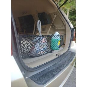 Trunk Organizer Cargo Net for Toyota Highlander 2008-2013 – Envelope Style Cargo Net for SUV-Premium Mesh Car Trunk Organizer Vehicle Carrier Storage - Compatible with Highlander in Saudi Arabia