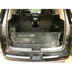 Rear Trunk Organizer Cargo Net for GMC Acadia 2017-2023 – Envelope Style Cargo Net for SUV - Premium Mesh Elastic Car Trunk Organizer Vehicle Carrier Storage–Compatible with GMC Acadia in Saudi Arabia
