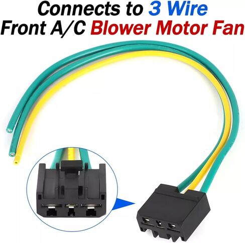 Replacement for Jeep Wrangler JK 14-18 AC Blower Motor Connector Plug Wiring Harness Pigtail in Saudi Arabia