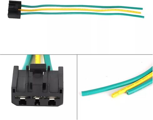 Replacement for Jeep Wrangler JK 14-18 AC Blower Motor Connector Plug Wiring Harness Pigtail in Saudi Arabia
