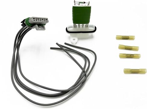 HVAC Blower Motor Resistor Kit Compatible with Chevrolet 2004-2012 Colorado 2003-2006 SSR Replacement for GMC 2004-2012 Canyon L4 L5 V8 2.8L 2.9L 3.5L 3.7L 5.3L 6.0L Replaces 15218254 in Saudi Arabia