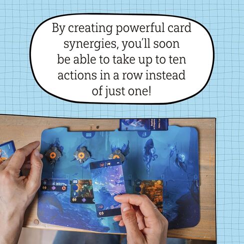 Aquatica Coral Reef Expansion Board Card Game - New Underwater Creatures Encounters - 1 to 5 Players Ages 14+ 60 Minutes - Enhance Your Aquatica Experience in Kuwait