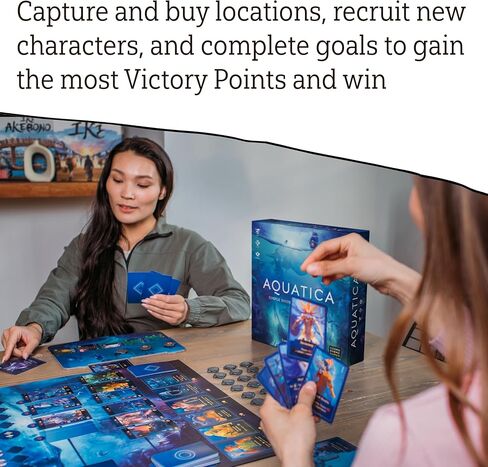 Aquatica Coral Reef Expansion Board Card Game - New Underwater Creatures Encounters - 1 to 5 Players Ages 14+ 60 Minutes - Enhance Your Aquatica Experience in Kuwait
