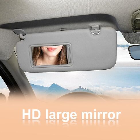 السائق الأيسر وجانب الركاب الأيمن Sun Fisor مع ضوء متوافق مع Toyota Venza 2009 2010 2011 2012 2014 2015 2015 2016 Beige Sunvisor Replacement for 74320-0T022-B1 74310-0T022-B1 1 زوج in Saudi Arabia