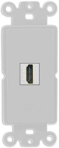 RiteAV HDMI Wall Plate 1 Port - Rocker [Black/Black] in Kuwait