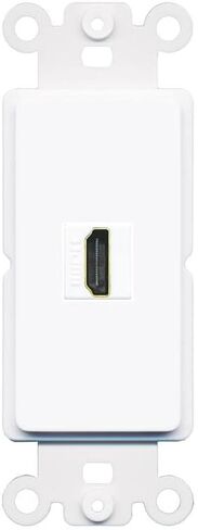 RiteAV HDMI Wall Plate 1 Port - Rocker [Black/Black] in Kuwait