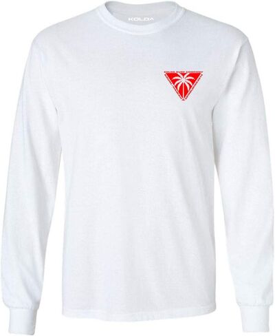 Koloa Surf Mens Triangulated Palm Logo Long Sleeve Tee in Reg, Big and Tall in Kuwait