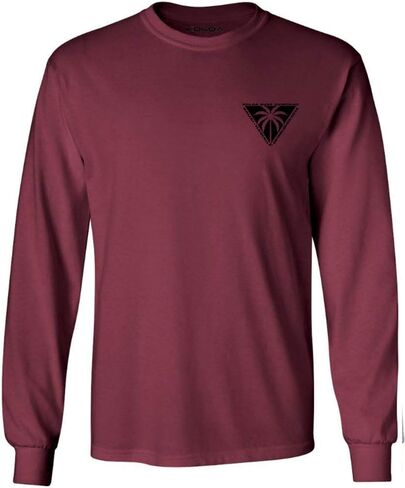 Koloa Surf Mens Triangulated Palm Logo Long Sleeve Tee in Reg, Big and Tall in Kuwait