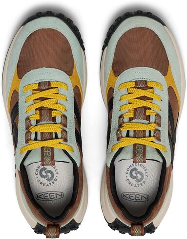 أحذية KEEN النسائية KS86 مريحة ومتينة بنمط ريترو، Zephyr/Orange Pepper، 6 in Kuwait