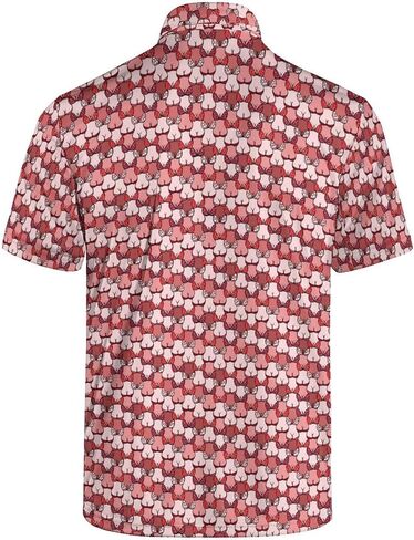 Golf Polo Shirts for Men Quick Dry Short Sleeve Performance Golf Shirts Moisture Wicking Polo Shirts in Saudi Arabia