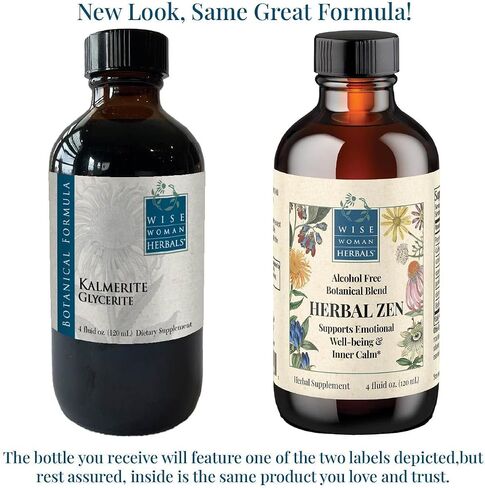 Wise Woman Herbals – Kalmerite Glycerite Compound – 2 oz – All-Natural Mood Support, Alcohol-Free Liquid Extract in Saudi Arabia