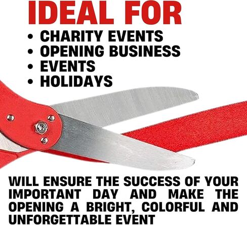 25 Inch Ceremony Scissors Black — Heavy Duty Shears 25" Black Giant Scissors for Grand Openings Large Ribbon Cutting Shears for Special Events and Ceremonies in Kuwait