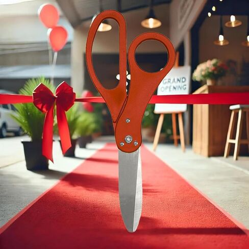 25 Inch Ceremony Scissors Black — Heavy Duty Shears 25" Black Giant Scissors for Grand Openings Large Ribbon Cutting Shears for Special Events and Ceremonies in Kuwait