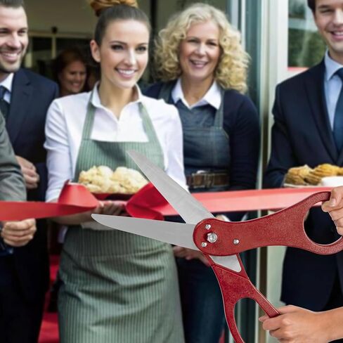 25 Inch Ceremony Scissors Black — Heavy Duty Shears 25" Black Giant Scissors for Grand Openings Large Ribbon Cutting Shears for Special Events and Ceremonies in Kuwait