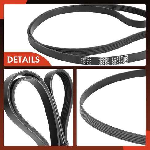 A-Premium Serpentine Drive Belt Compatible with Buick LaCrosse, Regal & Cadillac CTS & Chevrolet Captiva Sport & Subaru Outback, Legacy & Mercedes-Benz & Mercury & Land Rover Range Rover & Saab 9-5 in Saudi Arabia