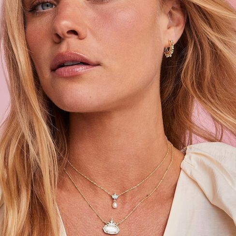 Kendra Scott Disney Dana Princess Drop أقراط ، مجوهرات أزياء للنساء in Saudi Arabia