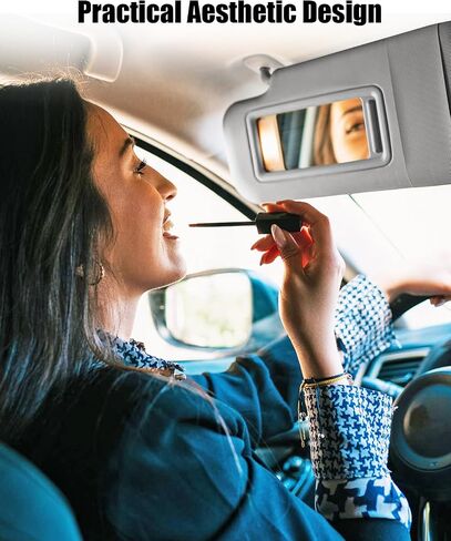 غطاء مرآة Sun Visor Vanity Mirror ملاءمة لـ Mercedes-Benz Gle Glc C E in Kuwait