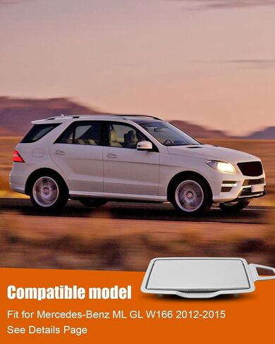 غطاء مرآة Sun Visor Vanity Mirror ملاءمة لـ Mercedes-Benz Gle Glc C E in Kuwait