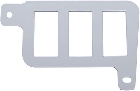 3-Opening Freightliner Lower Right Bottom Dash Chrome Plastic Switch Panel in Saudi Arabia