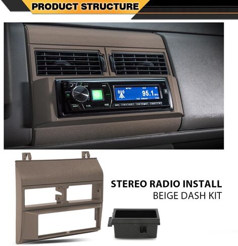 لوحة غلاف Dashboard Dash Install Install Dash Kit Tharness Adapter متوافق مع Chevy GMC Trucks 1988 1989 1990 1991 1992 1993 1994 Brown in Saudi Arabia