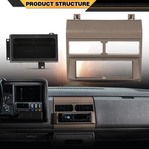 لوحة غلاف Dashboard Dash Install Install Dash Kit Tharness Adapter متوافق مع Chevy GMC Trucks 1988 1989 1990 1991 1992 1993 1994 Brown in Saudi Arabia