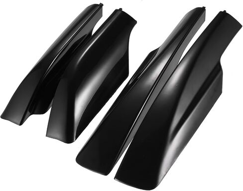 قشرة حماية قضبان الرف العلوية / السقف من تويوتا RAV4 2006-2012 / Rails End Cover Cover Cap / 4 PCS / Black Replic in Saudi Arabia