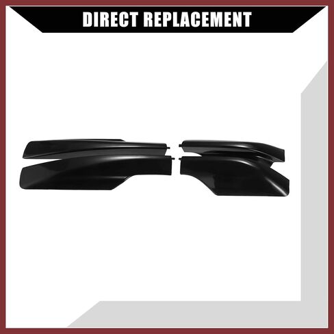 قشرة حماية قضبان الرف العلوية / السقف من تويوتا RAV4 2006-2012 / Rails End Cover Cover Cap / 4 PCS / Black Replic in Saudi Arabia