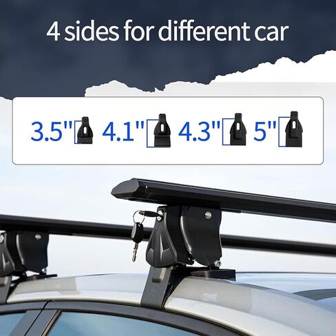 Roof Rack Cross Bars for Chevy Silverado 2021-2025, Aluminum Cargo Bars for Rooftop Carrier,Luggage,Kayak,Canoe,Bike and Snowboard – Anti-Theft Roofs Rack Crossbars,Crossbars for Roof Racks in Saudi Arabia