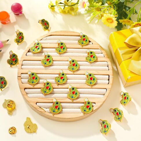 24 PCS Chameleon Brooch Pins for Women Summer Cartoon Animal Pins Pins st chameleon paint paint brooch brooch mashing angian parge for painter art party party backpack hat stack in Kuwait