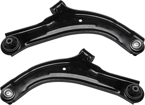 TUCAREST 10Pc Suspension Kit Fit For 2007-2011 Ni-ssan Versa, 09-14 Cube, 2 Front Lower Control Arm w/Ball joint + 4 Outer Inner Tie Rod + 2 Sway Bar + 2 Boots [# K620566 K750098 EV800322 ES800248] in Saudi Arabia