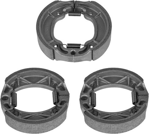 Front Rear Brake Shoes for Yamaha Raptor 80 YFM80 W/R 2002-2008, Raptor 50 YFM50 2004-2007, Grizzly 125 YFM125 2004-2013, Badger 80 YFM80 92-01, Breeze 125 YFA1 92-04 527 503-3 Set in Saudi Arabia