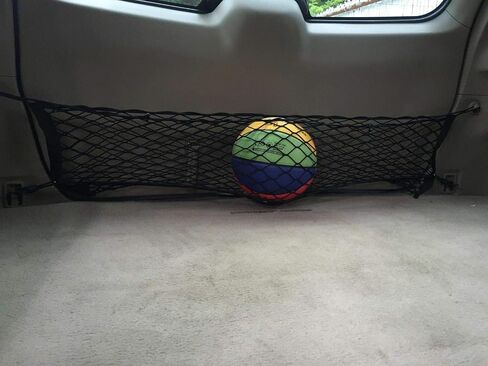 Trunk Organizer Cargo Net for Toyota Highlander 2008-2013 – Envelope Style Cargo Net for SUV-Premium Mesh Car Trunk Organizer Vehicle Carrier Storage - Compatible with Highlander in Saudi Arabia