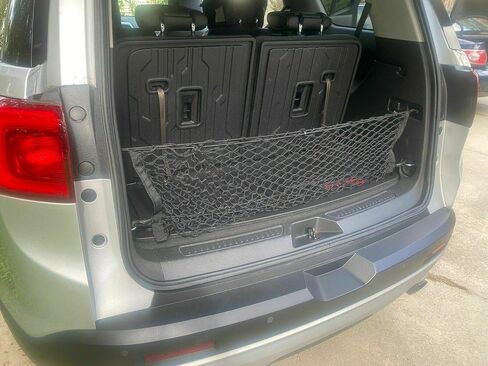 Net Cargo منظم الجذع الخلفي لشبكة GMC Acadia 2017-2023 - شبكة البضائع على طراز المغلف لسيارات الدفع الرباعي - Mesh Mesh Mesh Car Trunk Organizer Carrier Carrier -Compatible مع GMC Acadia in Saudi Arabia