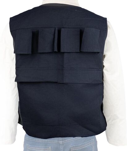 Men's Cosplay Costume Black Vest Shirt Pants Adult Full Set Outfits for Halloween in Saudi Arabia