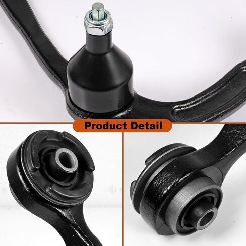 Front Upper Control Arm Assembly with Ball Joints - Compatible with 2009-2010 Dodge Ram 1500 PICKUP 2011-2018 Ram 1500 - Replaces K643073 K643074 K620634 K621897 - Left & Right Kit in Saudi Arabia