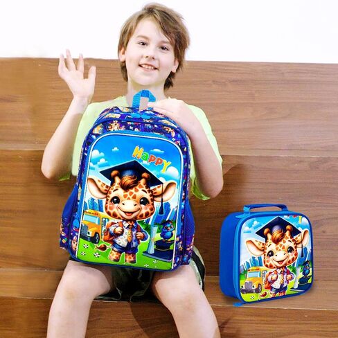 AGSDON 3PCS Backpacks for Girls, 16" Elementary Kids Backpack Preschool School Bookbags and Lunch Box in Kuwait