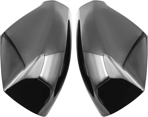 Gloss Black Side Mirror Cover Cap تنسى لعام 2007 2008 2009 2010 2011 2012 Nissan Altima 2.5L استبدال 96302-JB13E 96301-JB13E in Saudi Arabia