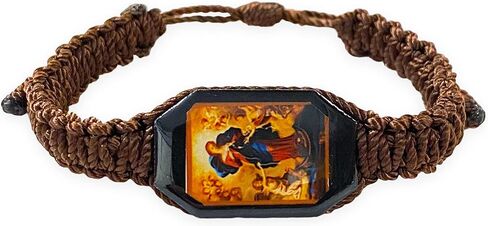 Mary as Untier of Knots Brown Adjustable Bracelet Men Women Pulsera Virgen Desatanudos in Saudi Arabia