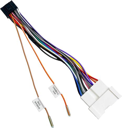 16Pin ISO Aftermarket Radio Harness Adapter for Hyundai 2015-2020 KIA 2016-2020, 16Pin Android Car Stereo Wiring Harness with SWC Reverse RCA Input Cable for Elantra Tucson Sonata K2 K3 K4 in Saudi Arabia