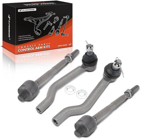 A-Premium Set of 4, Front Inner & Outer Tie Rod End Kit, Compatible with Honda Pilot 2016-2023, Ridgeline 2017-2023, Passport 2019-2023 & Acura MDX 2014-2020/2022-2023 in Saudi Arabia