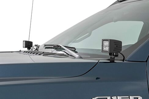 Rough Country 2" Spot LED Lower Windshield Ditch Light Kit for Ford F150 (2014-2024) in Saudi Arabia