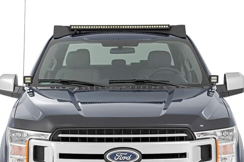Rough Country 2" Spot LED Lower Windshield Ditch Light Kit for Ford F150 (2014-2024) in Saudi Arabia