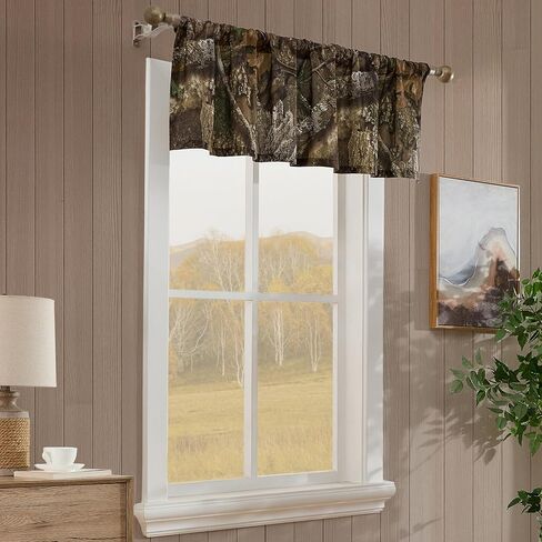 Realtree APX Camouflage Window Valance (16"x60" inches) – Camo Curtains Hunting, Forest and Rustic Drapes for Living Room, Kitchen and Cabin in Kuwait