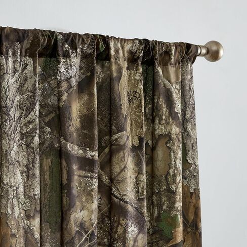 Realtree APX Camouflage Window Valance (16"x60" inches) – Camo Curtains Hunting, Forest and Rustic Drapes for Living Room, Kitchen and Cabin in Kuwait