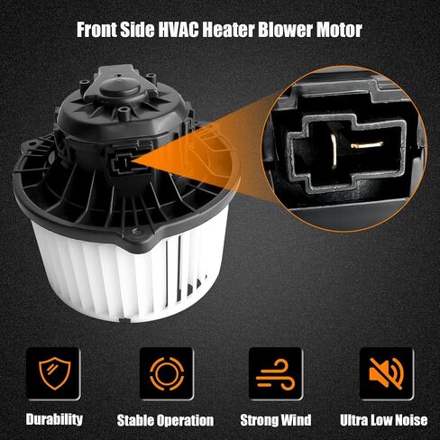 700259 Front HVAC Heater Blower Motor Fit for Hyundai Azera Elantra GT Equus Sonata, Blower Motor for Kia Cadenza Forte Optima, AC Heater Blower Motor Fan Replace OE# 97113-3X000, 97113-2Y000, 32A1010 in Saudi Arabia