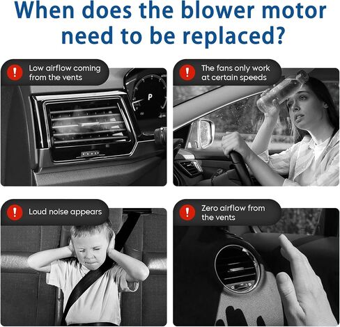 محرك منفاخ سخان تكييف AC مع محركات HVAC المروحة تناسب 2002-2009 Buick Rainier ، Chevrolet Trailblazer ، GMC Envoy ، SAAB 9-7X. استبدال# 700109 ، ZD17249 ، 52498916 in Saudi Arabia