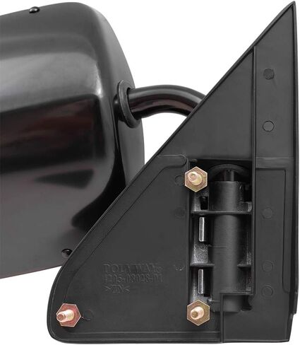 Brock Aftermarket Replacement Driver Left Passenger Right Manual Mirror Below Eyeline Paint To Match Black Set Compatible With 1988-2002 GM C/K Pickup in Saudi Arabia