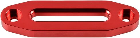 (1pc) RED 50ft x 1/4 inch 7000Lbs Synthetic Winch Line Cable Rope All Heat Guard Rock Protection w/Winch Stopper + 6 inch Mount Red Winch Fairlead for Car Truck ATV UTV Ramsey KFI in Saudi Arabia